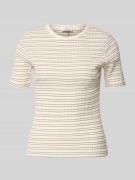 OPUS T-Shirt mit Rundhalsausschnitt Modell 'Soleili' in Ecru, Größe 36