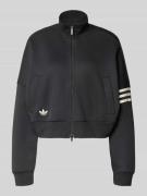 adidas Originals Regular Fit Sweatjacke aus Baumwoll-Mix in Black, Grö...