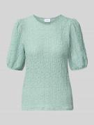 Vila Blusenshirt mit Strukturmuster Modell 'FALL' in Lind, Größe L