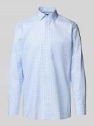 OLYMP Modern Fit Business-Hemd mit Knopfleiste in Bleu, Größe 43