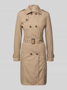 Soyaconcept Regular Fit Mantel mit Umlegekragen Modell 'Lora' in Taupe...