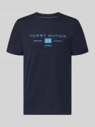 Tommy Hilfiger Regular Fit T-Shirt aus reiner Baumwolle in Marine, Grö...
