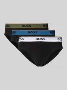 BOSS Slip aus Baumwoll-Mix 3er-Pack im Modell 'POWER' in Black, Größe ...