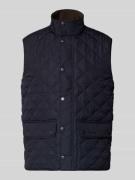 Barbour Regular Fit Steppweste mit Stehkragen in Marine, Größe L