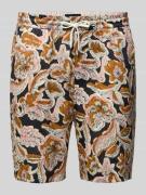 Scotch & Soda Relaxed Fit Shorts aus Lyocell Modell 'FAVE' in Camel, G...