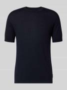 ARMANI EXCHANGE Strickshirt mit Rundhalsausschnitt in Dunkelblau, Größ...