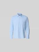 Officine Générale Regular Fit Freizeithemd aus Baumwolle in Sky, Größe...