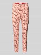 Christian Berg Woman Slim Fit Hose in verkürzter Passform in Rot, Größ...