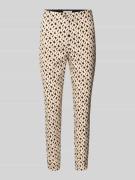 Christian Berg Woman Slim Fit Hose in verkürzter Passform in Beige, Gr...