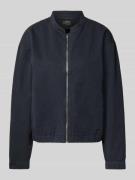 Lanius Jacke aus Baumwoll-Leinen-Mix mit Reißverschluss in Marine, Grö...