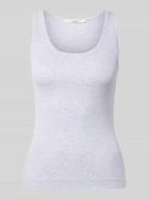Lanius Tanktop mit Rundhalsausschnitt in Hellgrau, Größe 34