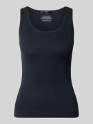 Lanius Tanktop mit Rundhalsausschnitt in Marine, Größe 34