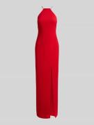 Lauren Ralph Lauren Enganliegendes Abendkleid mit Neckholder in Rot, G...