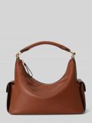 Lauren Ralph Lauren Henkeltasche aus echtem Rindsleder in Cognac, Größ...