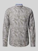 Tom Tailor Regular Fit Freizeithemd aus Leinen-Baumwoll-Mix in Oliv, G...