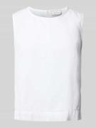 Neo Noir Blusentop mit Rundhalsausschnitt Modell 'Svetlana' in Weiss, ...