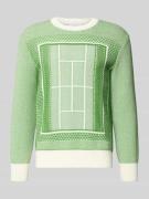 Lacoste Regular Fit Strickpullover aus Baumwoll-Mix Modell 'TENNIS COU...