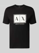 ARMANI EXCHANGE T-Shirt mit Logo und Rundhalsausschnitt in Black, Größ...