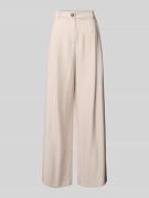 Jake*s Collection Wide Leg Hose mit Gesäßtaschen in Sand, Größe 32