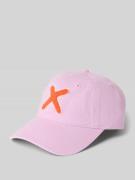 Unio Base Cap mit Allover-Logo-Print Modell 'Kobe' in Flieder, Größe 1