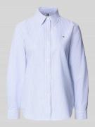 Tommy Hilfiger Relaxed Fit Hemdbluse aus reiner Baumwolle in Hellblau,...