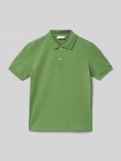 Lacoste Regular Fit Poloshirt aus reiner Baumwolle in Gruen, Größe 152