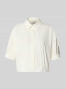ROBE LÉGÈRE Regular Fit Hemdbluse mit Hemdblusenkragen in Offwhite, Gr...