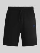 Hugo Blue Regular Fit Sweatshorts aus reiner Baumwolle Modell 'NASENSI...