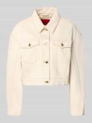 HUGO Regular Fit Jeansjacke aus reiner Baumwolle Modell 'GISOLIA' in E...