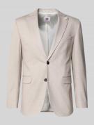 CG - Club of Gents Slim Fit 2-Knopf-Sakko Modell 'Paul' in Beige, Größ...