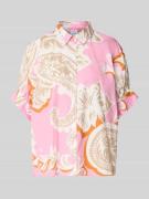 Emily Van den Bergh Relaxed Fit Hemdbluse mit Allover-Paisley-Print in...