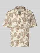 Les Deux Freizeithemd mit floralem Allover-Stitching Modell 'Lesley' i...