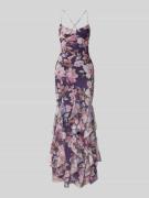 ADLYSH Slim Fit Abendkleid mit Rüschenbesatz in Flieder, Größe L