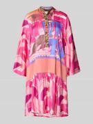 miss goodlife Relaxed Fit Minikleid aus reiner Viskose mit Animal-Prin...