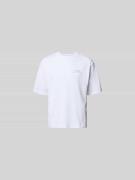 ANNARR Relaxed Fit T-Shirt aus reiner Baumwolle in Weiss, Größe L