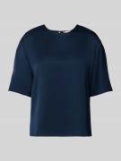 Tommy Hilfiger Relaxed Fit Bluse aus Satin in Marine, Größe 36