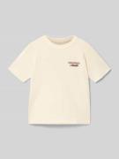 Jack & Jones Regular Fit T-Shirt mit mit Statement-Print Modell 'Bro' ...