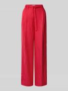 Christian Berg Woman Selection Wide Leg Hose aus Leinen-Mix mit Gürtel...