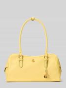 Lauren Ralph Lauren Henkeltasche aus echtem Rindsleder in GELB, Größe ...