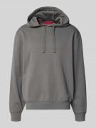 HUGO Relaxed Fit Hoodie aus reiner Baumwolle Modell 'DAPO' in Anthrazi...