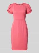 Vera Mont Knielanges Cocktailkleid mit Rundhalsausschnitt in Koralle, ...