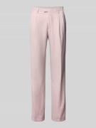 MCNEAL Straight Fit Anzughose mit Bügelfalten in Rosa, Größe 102
