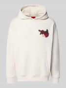 HUGO Regular Fit Hoodie aus reiner Baumwolle Modell 'DAGETHOOD' in Wei...