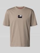 HUGO Regular Fit T-Shirt aus reiner Baumwolle Modell 'DUMEON' in Hellb...