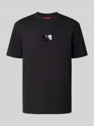 HUGO Regular Fit T-Shirt aus reiner Baumwolle Modell 'DUMEON' in Black...