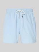 MCNEAL Badehose mit elastischem Bund und Gesäßtasche in Metallic Blue,...