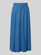 Smith and Soul Maxirock aus Lyocell mit elastischem Bund in Blau, Größ...