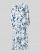 ROBE LÉGÈRE Midikleid aus Viskose-Mix im Allover-Look in Hellblau, Grö...