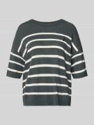 Armedangels Relaxed Fit Pullover aus Leinen-Mix Modell 'STRIPE' in Kha...