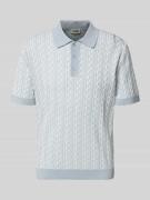 Drykorn Regular Fit Poloshirt mit Knopfleiste Modell 'Tamian' in Hellb...